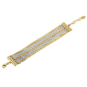 【送料無料】ブレスレット　アクセサリ―　チェーンブレスレットberricle twotone statement chain bracelet