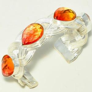 【送料無料】ブレスレット　アクセサリ―　stylish multi tourmaline gemstone925bracelet cuffstylish multi tourmaline gemstone 925 silver bracelet cuff