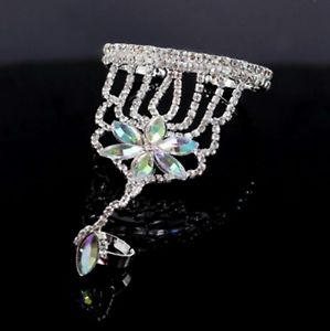 【送料無料】ブレスレット　アクセサリ―　チェーンスレーブブレスレットslave bracelet with ring bracelet chain wrist decoration bridal jewelry