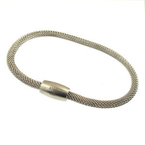 【送料無料】ブレスレット　アクセサリ―　スチールメッシュチェーンブレスレットフリードリッヒバインダードイツfbm steel mesh chain bracelet 8 20cm 38mm friedrich binder monsheim germany