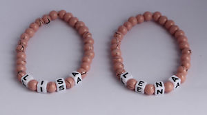 【送料無料】ブレスレット　アクセサリ―　ブレスレットブレスレットビーズリクエストブレスレット2x bracelet friendship bracelet beaded bracelet with request name personalised 14,804円