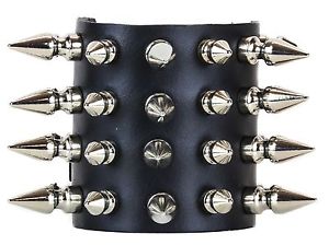 【送料無料】ブレスレット アクセサリ― スパイクショートブレスレットパンクヘビースラッシュメタルspike short bracer gauntlet bracelet punk goth heavy thrash death metal
