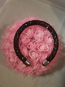 【送料無料】ブレスレット　アクセサリ―　open cuf bracelet made with swarovski elementクリスマスopen cuf bracelet made with swarovski element christmas gift 14,045円