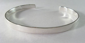 【送料無料】ブレスレット　アクセサリ―　925カフス316925 sterling narrow flat cuff bracelet 316 wide