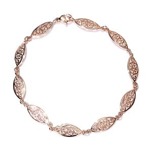 【送料無料】ブレスレット アクセサリ― ビクトリアゲートブレスレットプラチナデザイナーvictorian filigree gate bracelet 18k rg yg or platinum brass sturdy designer 75