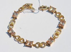 【送料無料】ブレスレット　アクセサリ―　ヌーボーシュールアージェントポンドブレスレットnouveau 14k jaune or sur argent sterling meraude zircone bracelet 925