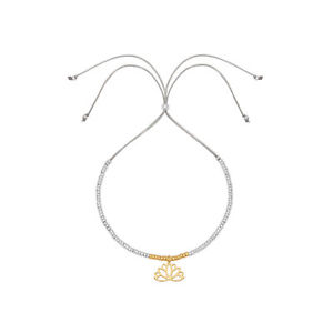 【送料無料】ブレスレット　アクセサリ―　エステラムードブレスレットestella bartlett positive mood gilt lotus friendship bracelet