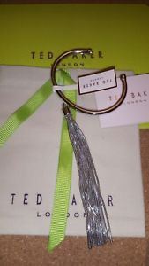 【送料無料】ブレスレット　アクセサリ―　テッドベーカーシルバーカフted baker beautiful silver cuff, draping chains