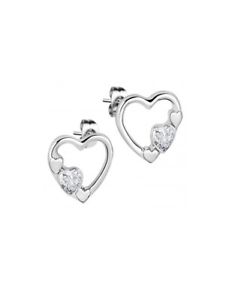 【送料無料】ブレスレット　アクセサリ―　イヤリングステンレスクオーレearrings morellato istanti stainless steel with crystalssaix05 cuore