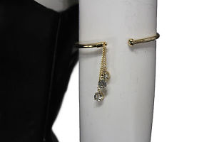 【送料無料】ブレスレット アクセサリ― メタルハイアームカフブレスレットファッションジュエリードロップwomen gold metal high arm cuff bracelet fashion jewelry skinny wrap around drop