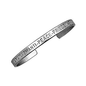 【送料無料】ブレスレット　アクセサリ―　セルジオドイツシルバーカフブレスレットシルバーsergio lub german silver cuff bracelet peace silver large