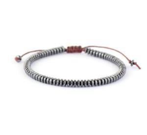 【送料無料】ブレスレット　アクセサリ―　ハンドメイドブレスレットhandmade hematite stone shambhalla bracelet