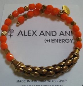 【送料無料】ブレスレット　アクセサリ―　アレックスラップブレスレットカリプソシースターロシアゴールドオレンジalex and ani wrap bracelet calypso wrap sea star russian gold orange retired
