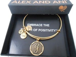 【送料無料】ブレスレット　アクセサリ―　アレックスアニinitialjブレスレットrafaeliannwtbcalex and ani initial j expandable bracelet rafaelian gold nwtbc