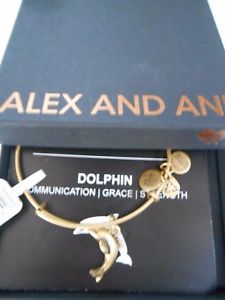 【送料無料】ブレスレット　アクセサリ―　アレックスドルフィンブレスレットラファエリアンゴールドalex and ani dolphin expandable bracelet rafaelian gold nwtbc