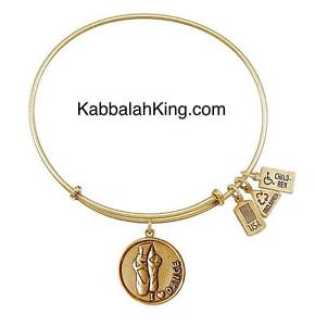 【送料無料】ブレスレット　アクセサリ―　アメリカダンスブレスレットゴールドブレスレットwind amp; fire i love dance charm bracelet gold expandable bracelet made in usa
