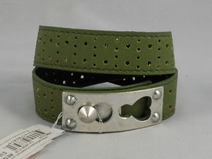 【送料無料】ブレスレット　アクセサリ―　ジェシカシンプソングリーンラップブレスレットjessica simpson green wrap it up perforated bracelet