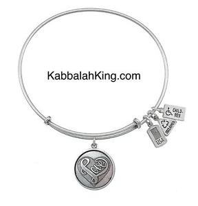 【送料無料】ブレスレット　アクセサリ―　ディスクアメリカペンダントシルバーブレスレットwind amp; fire my heart love disk pendant silver bracelet extendable in usa
