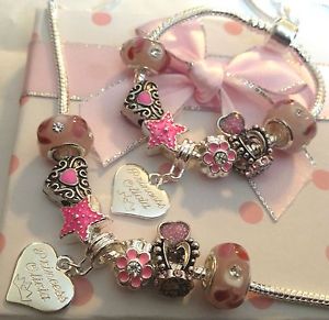 【送料無料】ブレスレット　アクセサリ―　カスタムプリンセスwith custom engraving girl daughter niece charm princess 13,855円