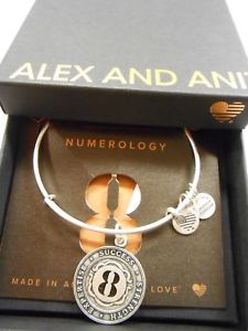 【貨物輸送無料】腕輪 付属物― アレックスブレスレットラファエリアンalex and ani numerology number 8 expandable bracelet rafaelian silver nwtbc