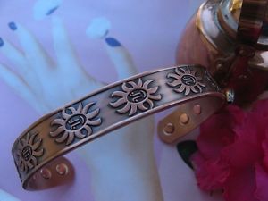 【貨物輸送無料】腕輪 付属物― レディースインチソリッドカフブレスレットインチワイドladies 8 inch solid copper magnetic cuff bracelet cbm223l 12 an inch wide