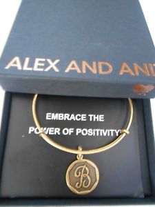 【貨物輸送無料】腕輪 付属物― アレックスブレスレットラファエリアンゴールドalex and ani initial b expandable bracelet rafaelian gold nwtbc