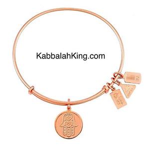 【送料無料】ブレスレット アクセサリ― アメリカピンクブレスレットwind amp; fire hamsa hand of god charm pink bracelet extendable made in usa