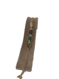 【貨物輸送無料】腕輪 付属物― トルコハンドメイドラピスラブロンズブレスレットturkish handmade jewelry labradorit jade lapis duruzit bronze bracelet  229
