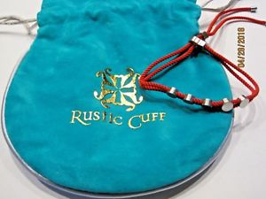 【送料無料】ブレスレット　アクセサリ―　カフスライダブレスレットrustic cuff avery slider redsilver s w e e t stones bracelet