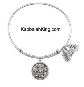 【送料無料】ブレスレット アクセサリ― アメリカステップブレスレットストレッチシルバーブレスレットwind amp; fire step mom charm bracelet stretch silver bracelet made in usa