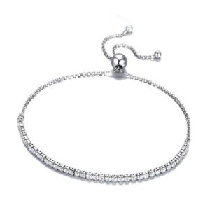 【送料無料】ブレスレット アクセサリ― スターリングシルバーブレスレットブレスレットシルバー3x925 sterling silver sparkling strand bracelet women bracelet silver jewe x2w1