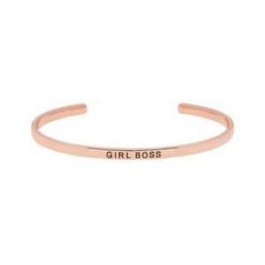 【送料無料】ブレスレット　アクセサリ―　エステラボスブレスレットメッセージローズestella bartlett rose gold plated girl boss bracelet message 13,286円