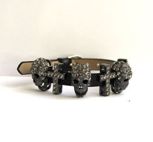 【送料無料】ブレスレット　アクセサリ―　バトラーウィルソンピュータースカルクロスブレスレットbutler and wilson pewter small skull cross bracelet