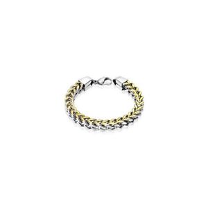 【送料無料】ブレスレット　アクセサリ―　ブレスレットステンレススチールチェーンインターレースbracelet female stainless steel chains interlaced