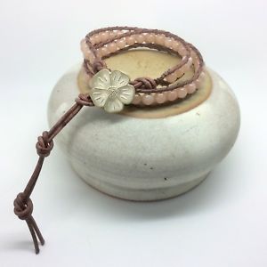 【送料無料】ブレスレット　アクセサリ―　ラップブレスレットブレスレットレディースレザーラップダブルラップsunstone wrap bracelet sunstone bracelet ladies leather wrap double wrap teens