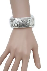 【送料無料】ブレスレット　アクセサリ―　メタルシルバーブレスレットカフファッションジュエリーアフリカbohemian women metal silver bracelet cuff fashion jewelry africa