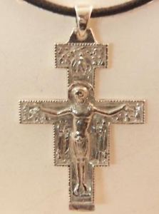 【送料無料】ブレスレット　アクセサリ―　ダミアーノクロスシルバースターリングシルバーサンダミアーノクロスsan damiano cross silver 925 sterling silver saint damiano cross