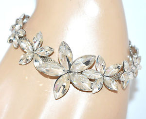 【送料無料】ブレスレット　アクセサリ―　ブレスレットシルバードロップbracelet crystals silver woman bride wedding flowers drops ceremony f125 14,235円