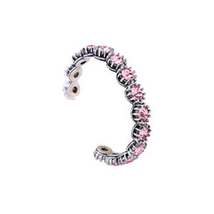 【送料無料】ブレスレット　アクセサリ―　ブレスレットピンククリスタルシンプルレトロクラスオープンopen rigid bracelet pink crystal argnete simple retro class ct6 14,425円
