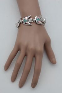 【送料無料】ブレスレット　アクセサリ―　americanペンダントブレスレットwomen silver metal native american eagle bird pendant fashion bracelet