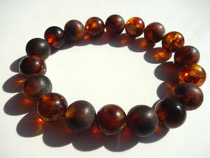 【送料無料】ブレスレット　アクセサリ&mdash;　ラウンドビーズバルトブレスレットグラムround beads baltic amber bracelet 19 gr｜hokushin