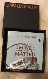 【送料無料】ブレスレット　アクセサリ&mdash;　アレックスローズゴールドボックスauthentic alex and ani mind over matter shiny rose gold box included｜hokushin