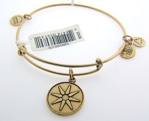 【送料無料】ブレスレット　アクセサリ―　アレックスヴィーナスブレスレット alex and ani star of venus rigid bracelet with gold finish 63
