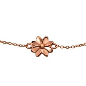 【送料無料】ブレスレット　アクセサリ―　ローズゴールドフラワーブレスレットrose gold flower bracelet