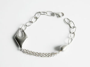 【送料無料】ブレスレット　アクセサリ―　レディースストラップスターリングシルバードロップsilberdream ladies strap drop 925 sterling silver 18,5cm sda413