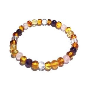 【送料無料】ブレスレット　アクセサリ―　バルトブレスレットオレンジadult seraphina fibro gemstones and honey baltic amber bracelet love amber x