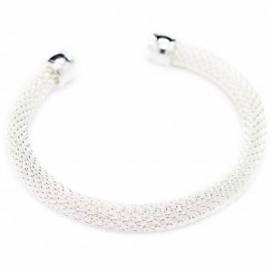 【送料無料】ブレスレット　アクセサリ―　メッシュブレスレットbracelet silver bracelet women with a fine mesh texture