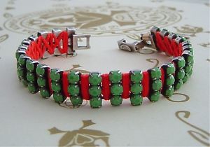 【送料無料】ブレスレット　アクセサリ―　ブレスレットアンティークシルバーbeautiful konplott bracelet africanica green redantique silver