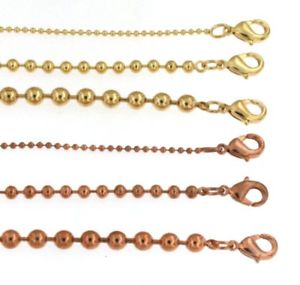 【送料無料】ブレスレット　アクセサリ―　ボールブレスレットメッキゴールドネックレスレディースメンズジュエリー