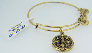 【送料無料】ブレスレット　アクセサリ―　258ニューアレックスアニコンパス alex and ani compass bracelet with gold finish 258